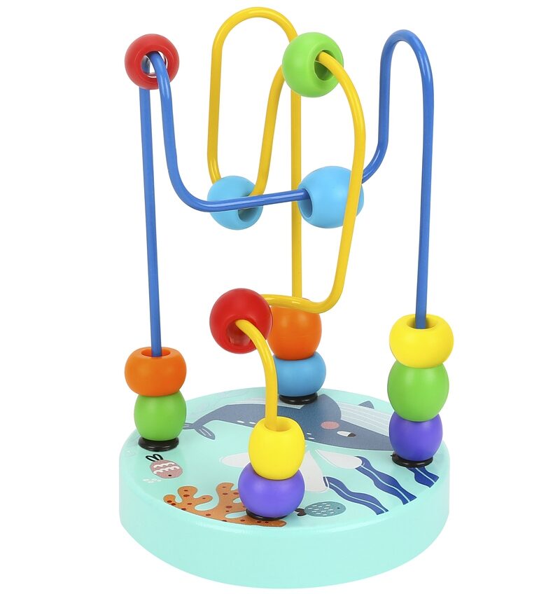 Värvilised helmed ja rajad motoorikakeskuses