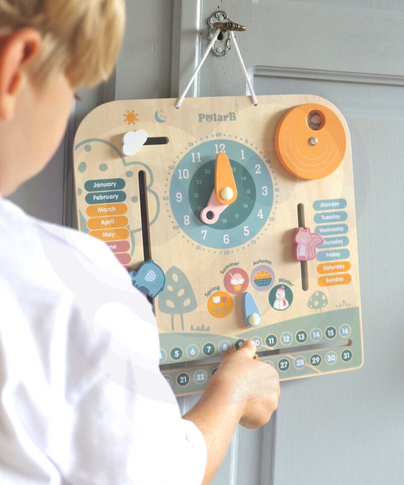 Lastele mõeldud hariv puidust mänguasi