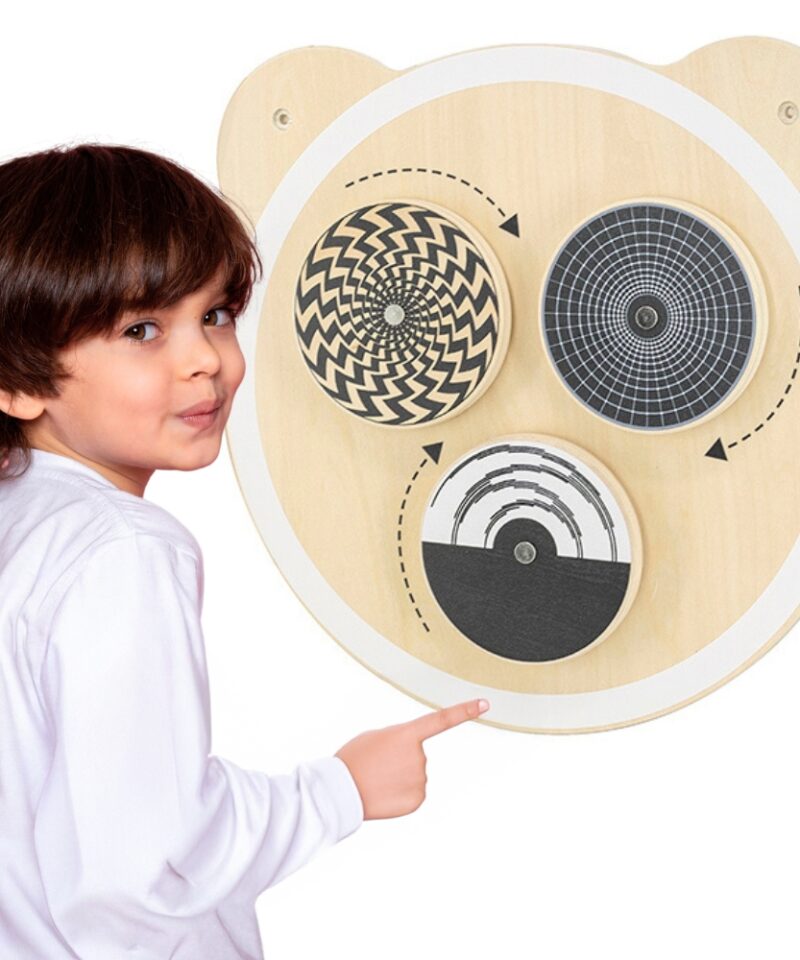 Puidust Optiline Mängulaud Lastele