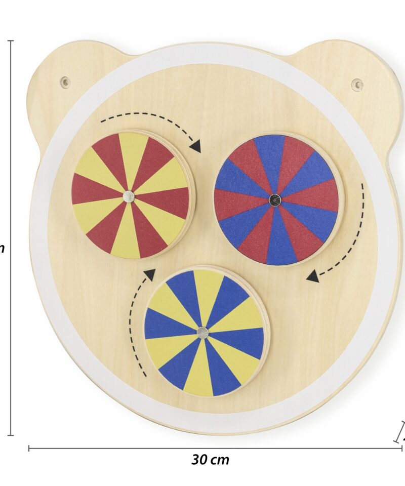 Karu pea kujuline Montessori tahvel