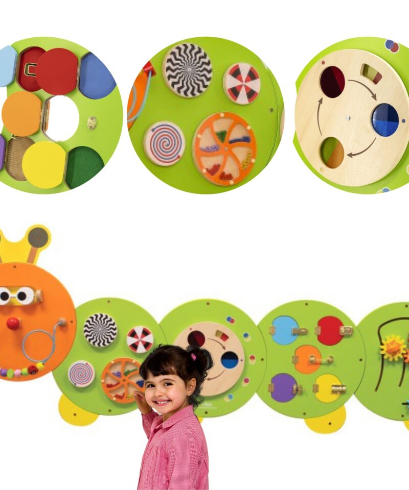 Mitmekülgne seinatabloo lastele seinal