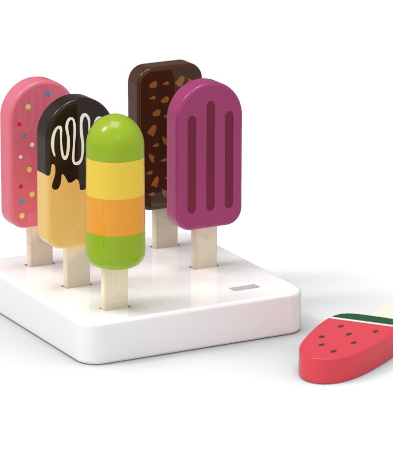 Lastele mõeldud puidust mängujäätised