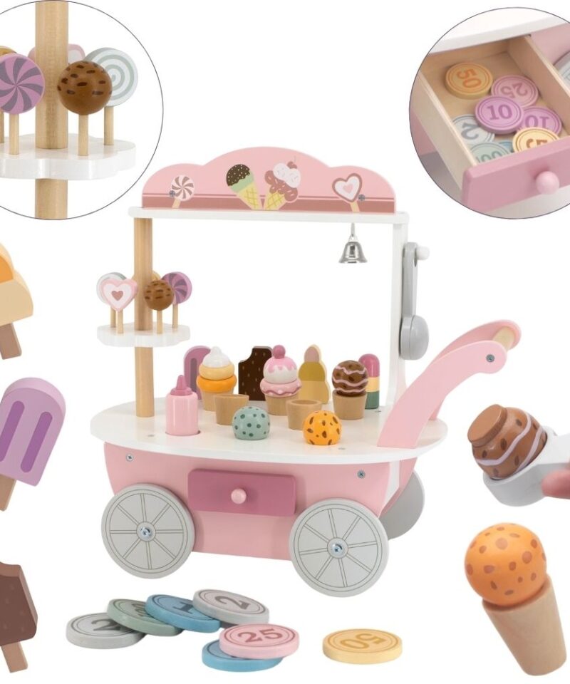 Laste mängukomplekt koos vankriga