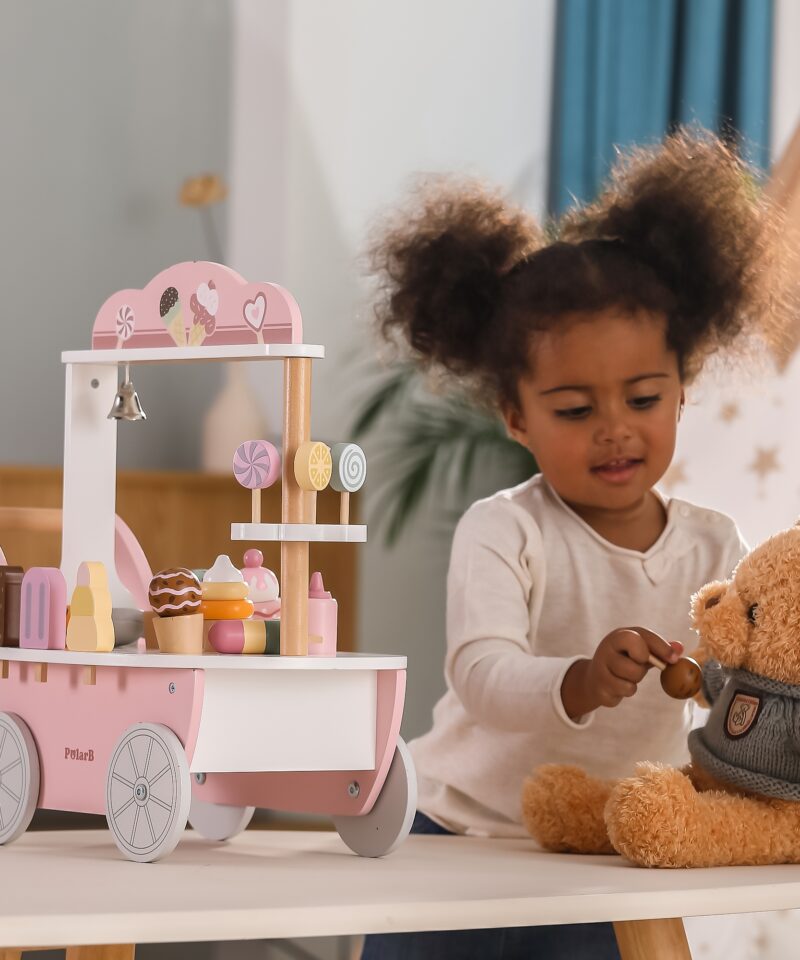 Mängukomplekt kondiitri ja müüja rollimänguks