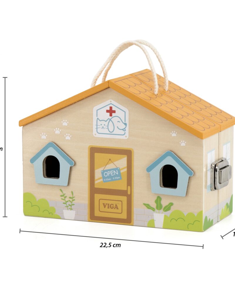 Loomakliiniku mängukomplekt lisatarvikutega