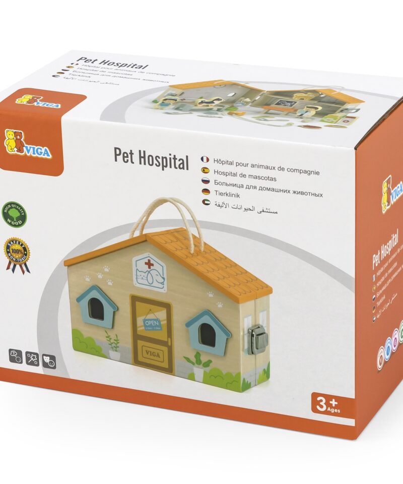 Kaasaskantav loomakliiniku mäng lastele