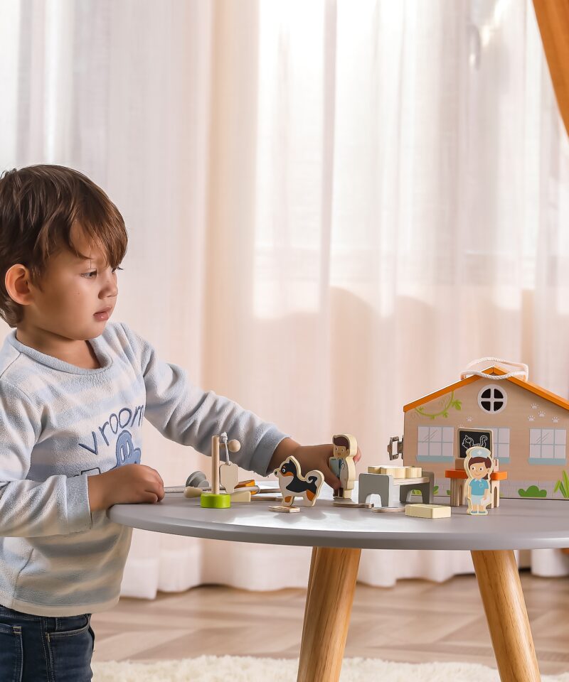 Kaasaskantav loomakliiniku mäng lastele