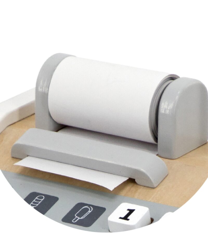 Kassa koos ekraani ja arvutiga