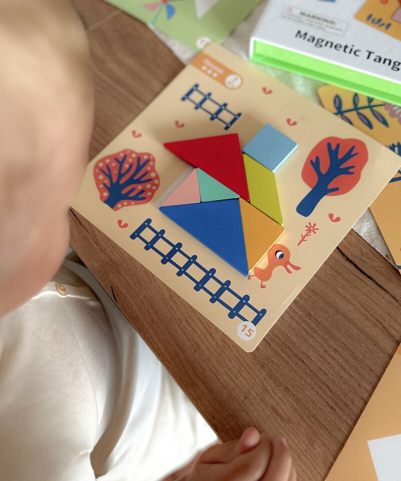 Lastele ohutu ja sile tangram