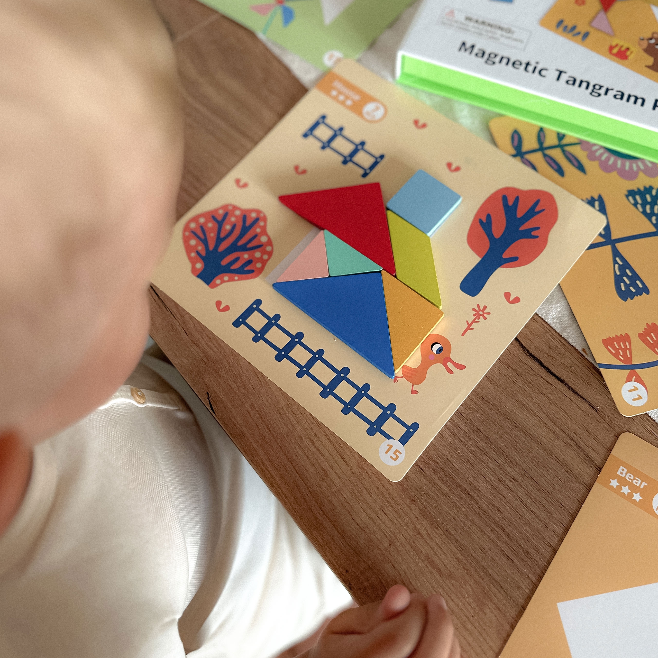 Lastele ohutu ja sile tangram