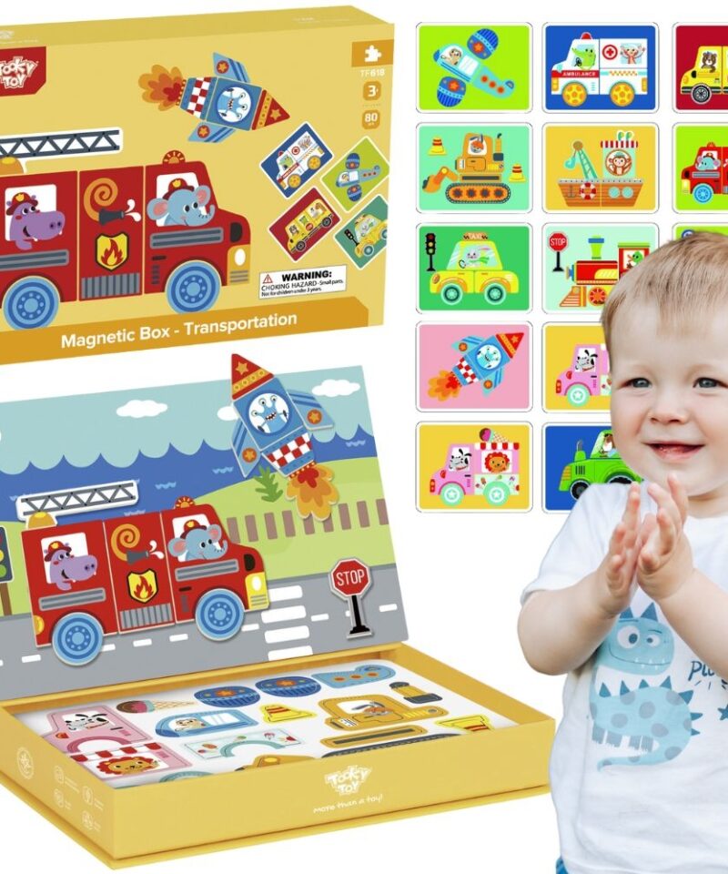 Magnetiline puslekarp lastele mängimiseks
