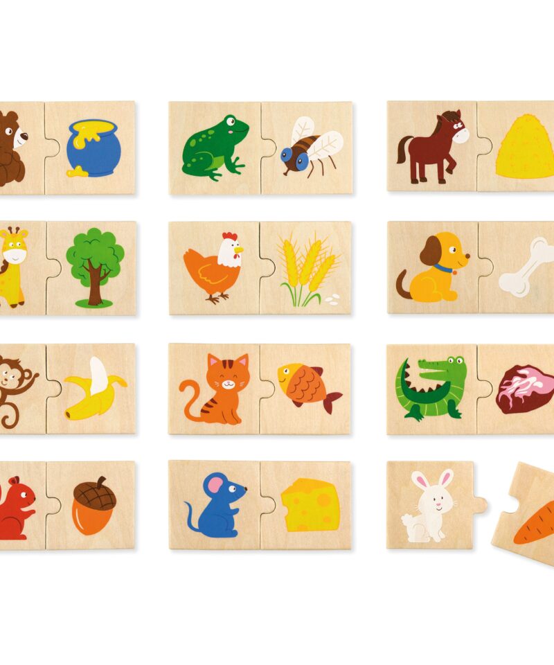 Arendav puidust pusle lastele