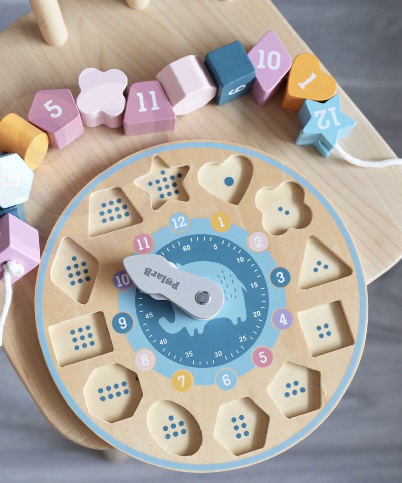 Kellamänguasi numbrite ja kujunditega