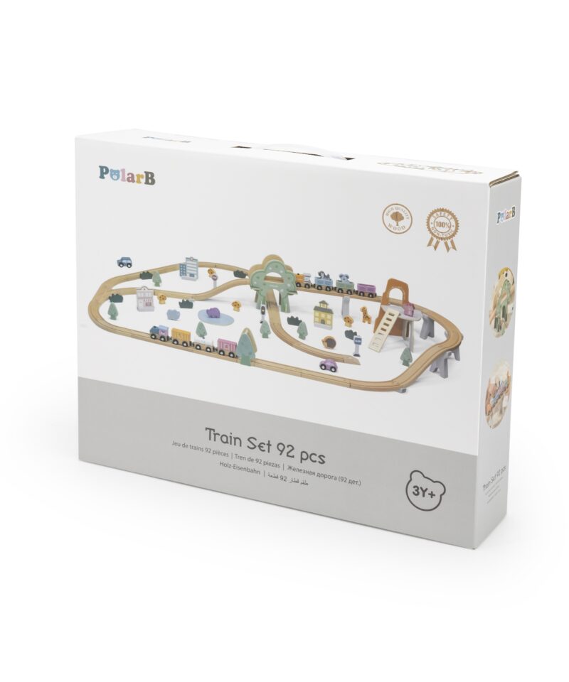 Puidust rongikomplekt lõputute mänguvõimalustega