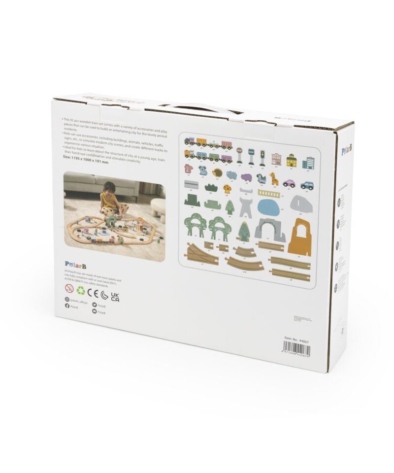 Puidust rongikomplekt lõputute mänguvõimalustega