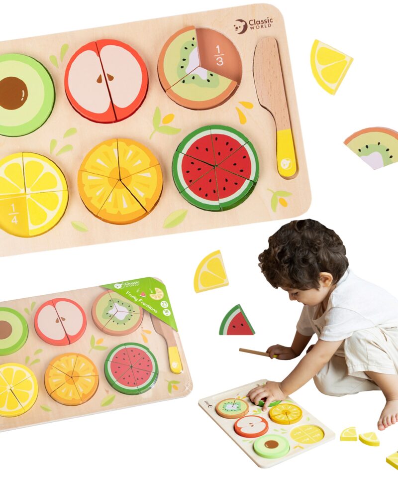 Lõbusad puuviljad lastele lõikamiseks