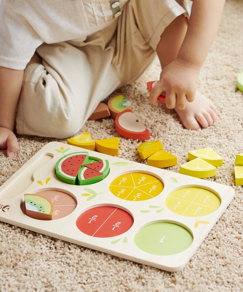 Puuviljade lõikamise komplekt lastele