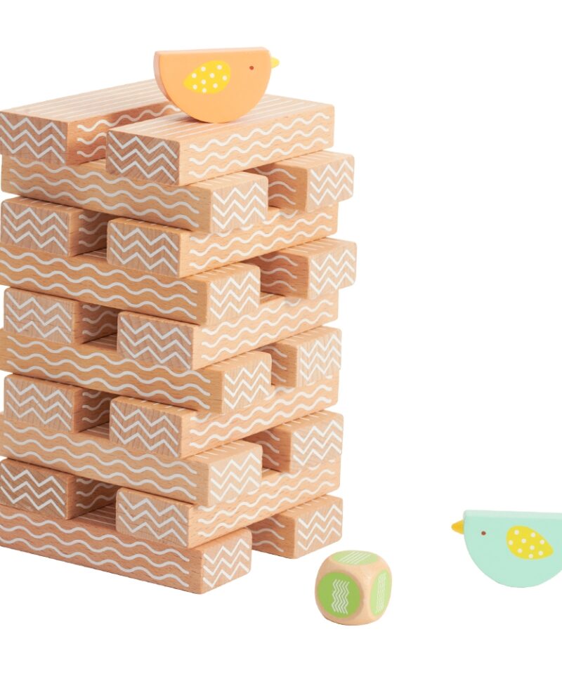 Tasakaalumäng koos linnufiguuridega