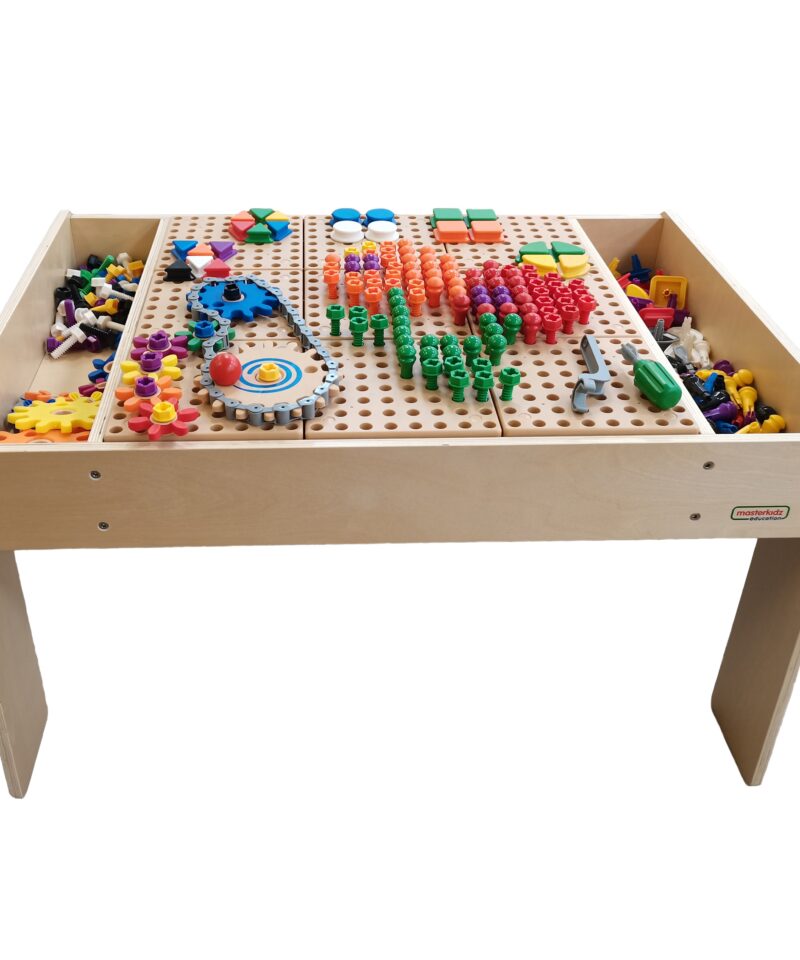 Laste mängulaud hoiukastidega