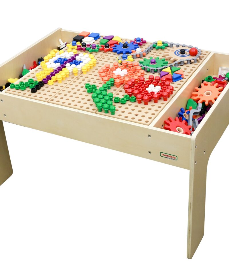 Laste mängulaud hoiukastidega