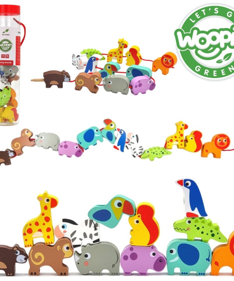 Loomade Lõbus Puidust Pusle lastele