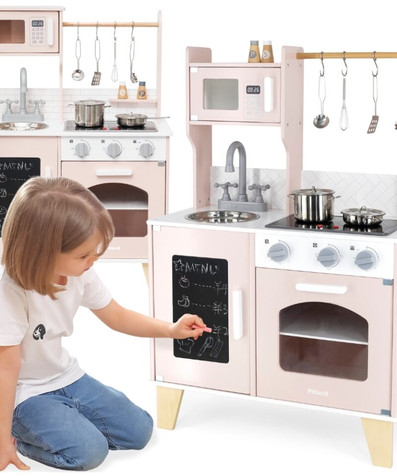 Puidust Lastemänguköök Helidega