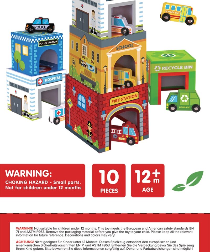 Turvalistest materjalidest arendav mänguasi alates 12 kuust