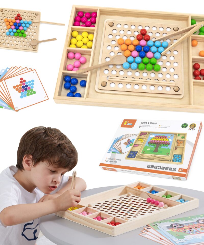 Puidust Montessori Värvimäng