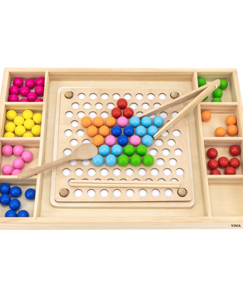 Keskendumist ja tähelepanu toetav montessori mänguasi lastele