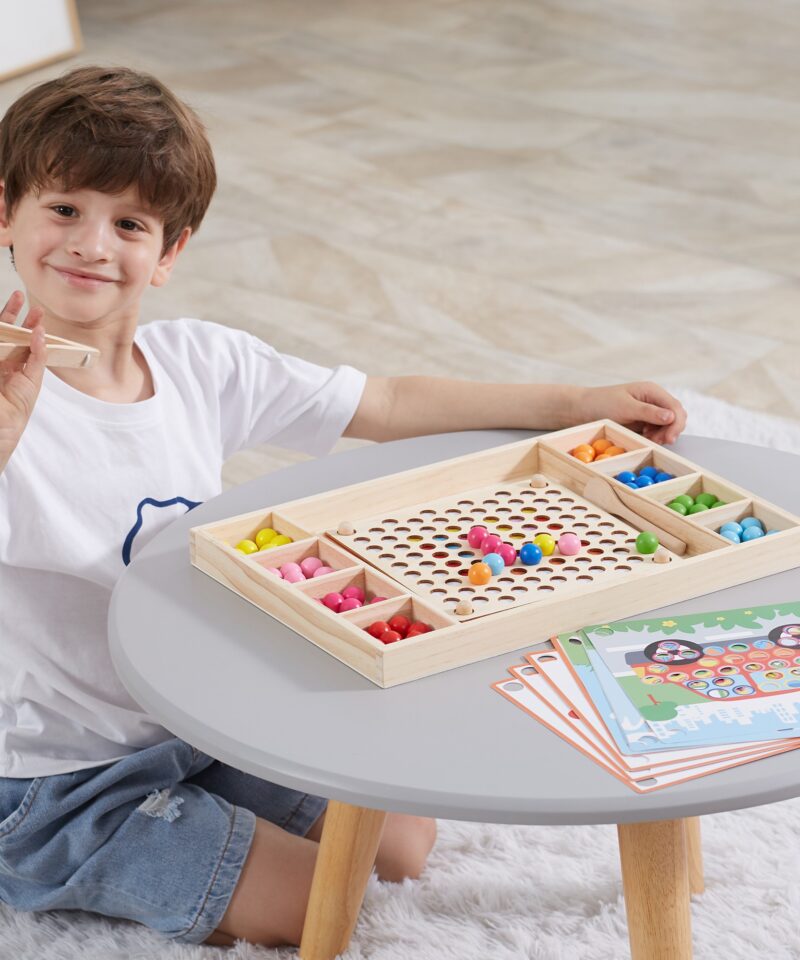 Keskendumist ja tähelepanu toetav montessori mänguasi lastele