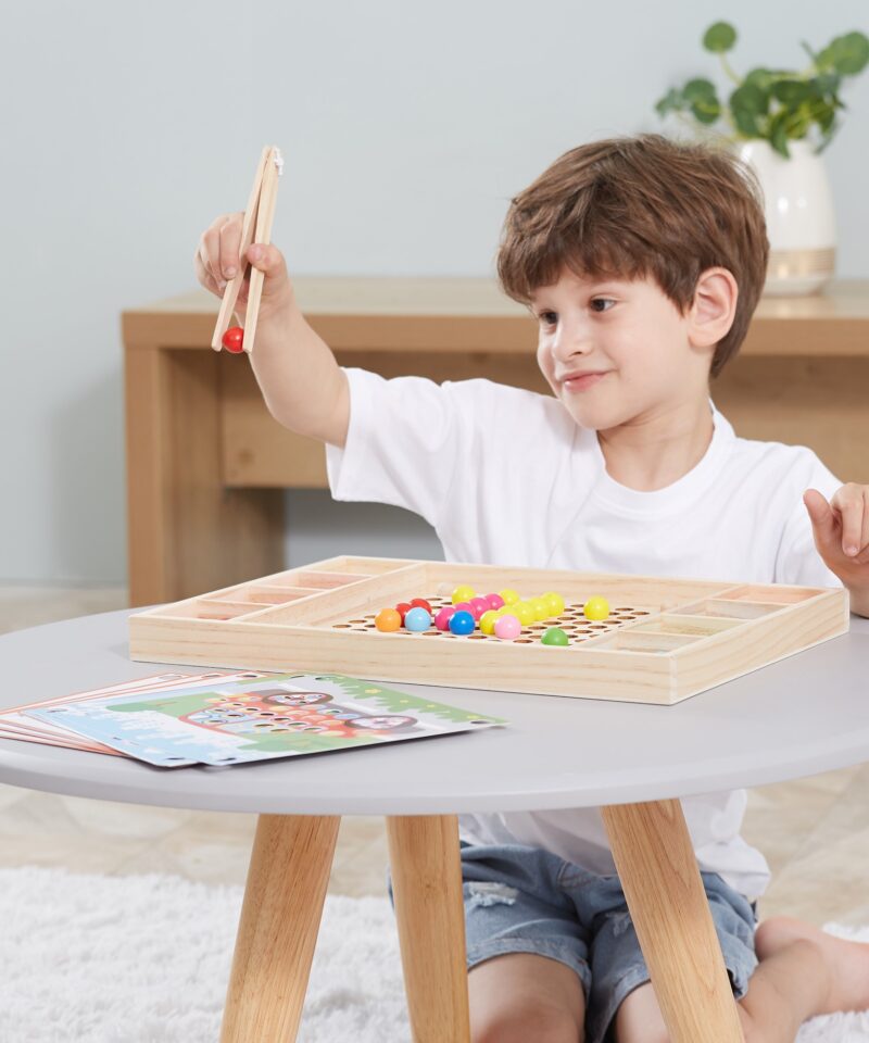 Keskendumist ja tähelepanu toetav montessori mänguasi lastele