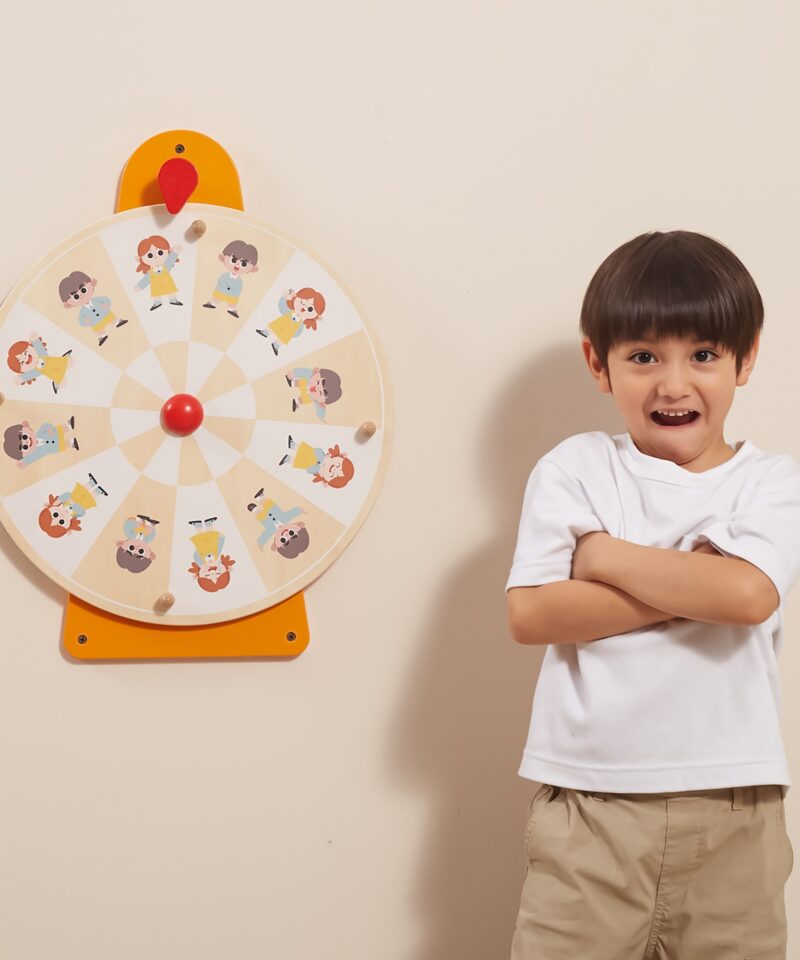 Mittetoksiliste värvidega kvaliteetne puidust õppevahend