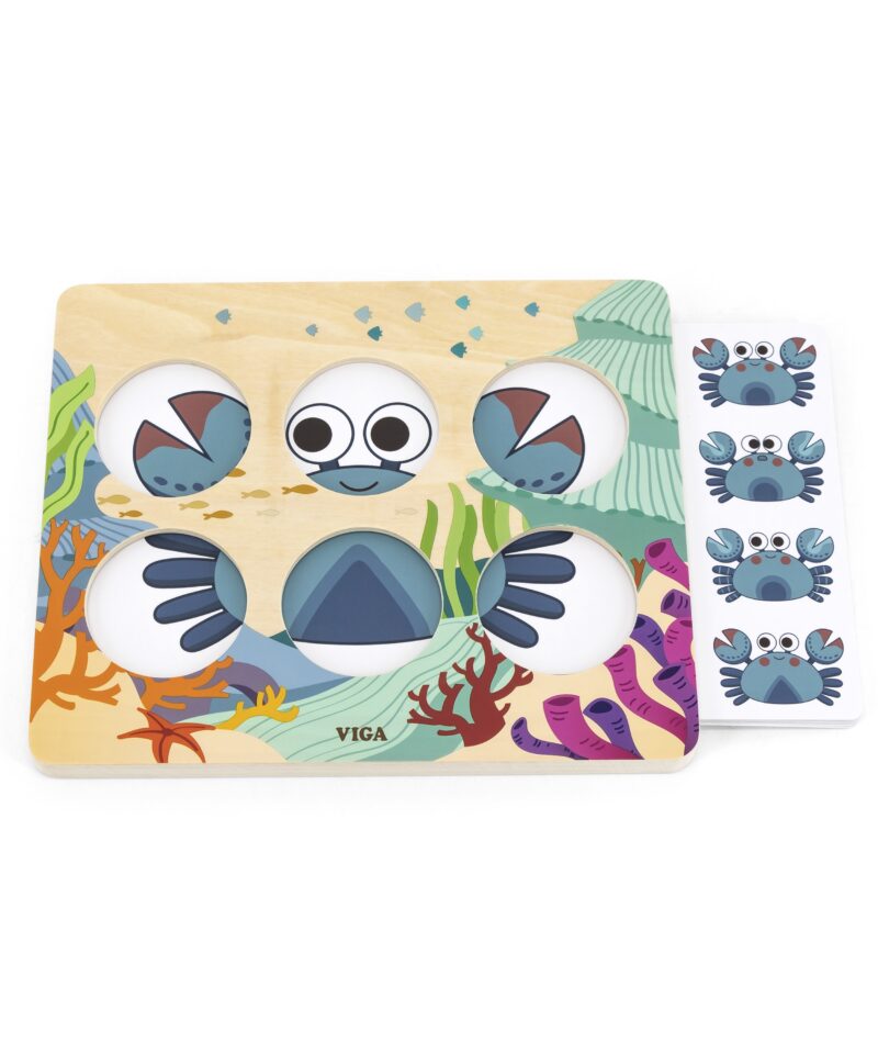 Puidust alus ja rõngad detailide avastamiseks