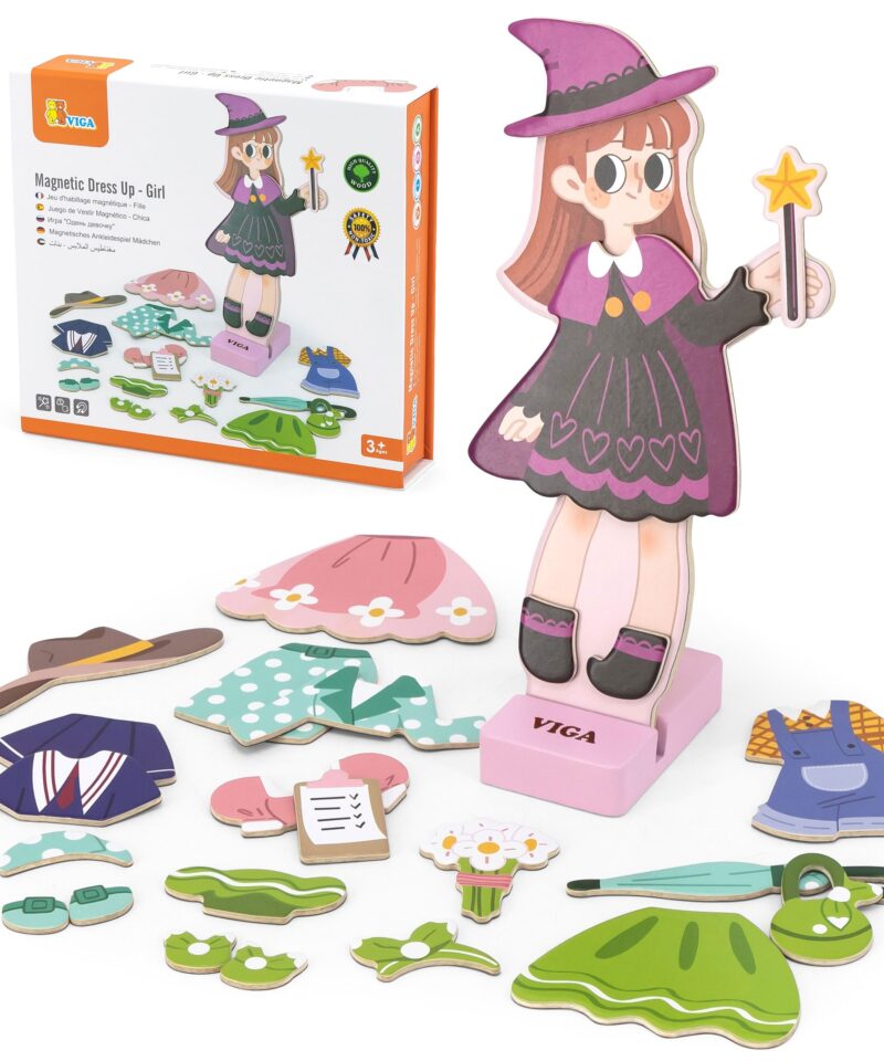 Hariv kingitus lapsele, magnetiline riietamismäng kodus