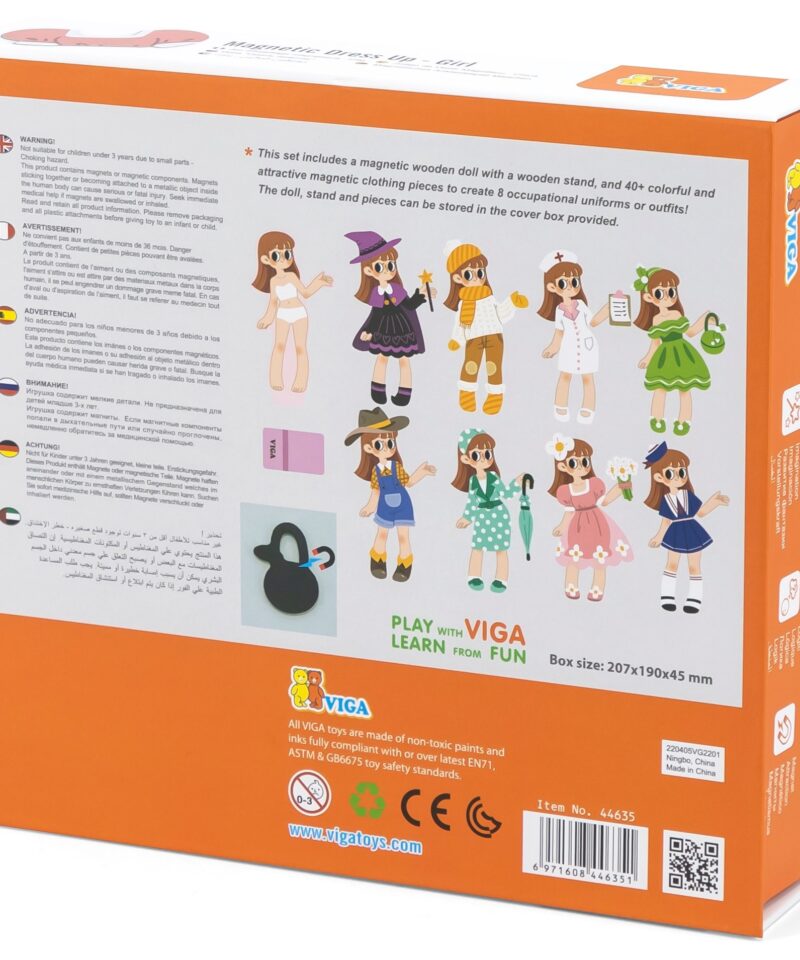 Hariv kingitus lapsele, magnetiline riietamismäng kodus