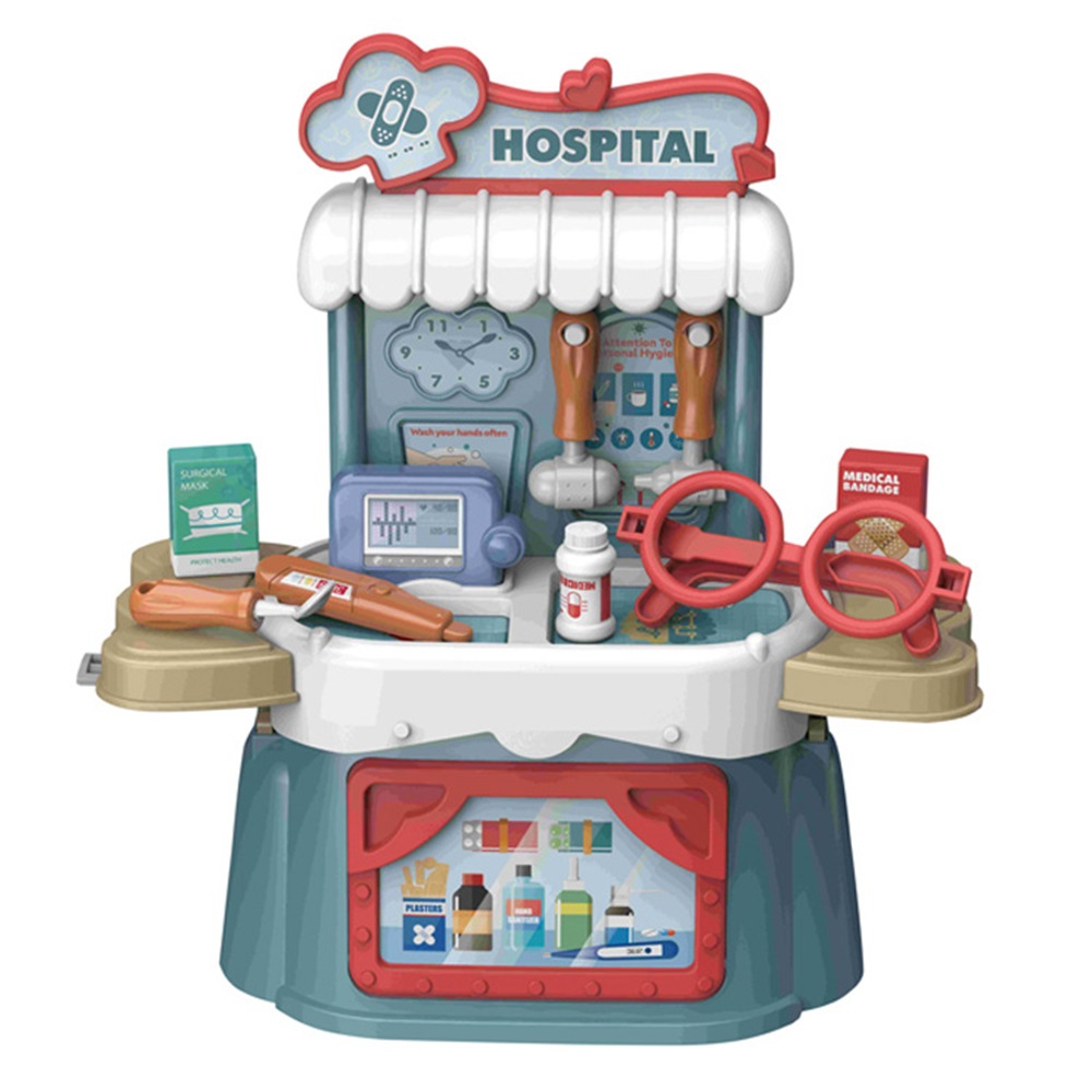 Stetoskoop, termomeeter ja muud arsti tööriistad lastele