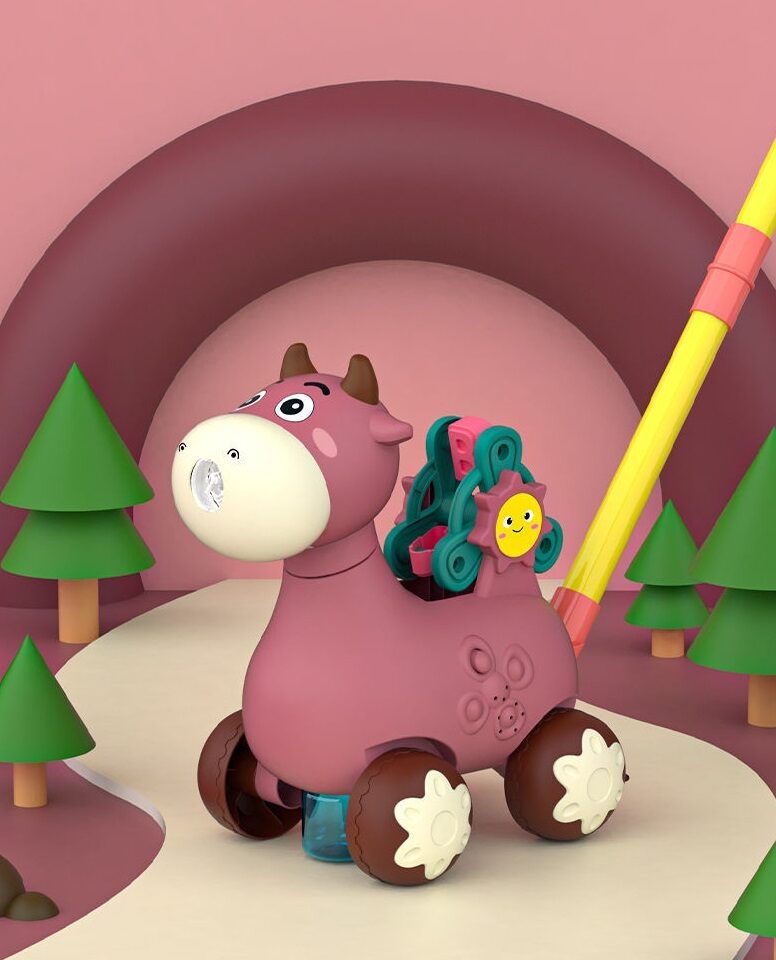 Lapsele sobiv mullidega ja helidega kõndimismänguasi