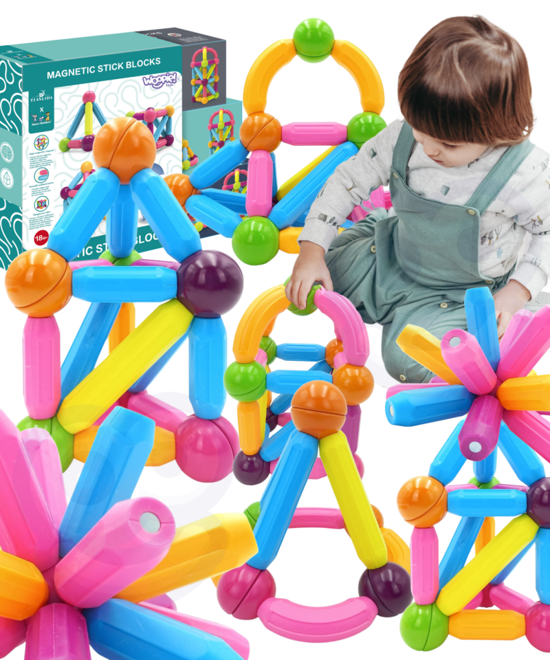 Värvilised Magnetilised Ehitusklotsid
