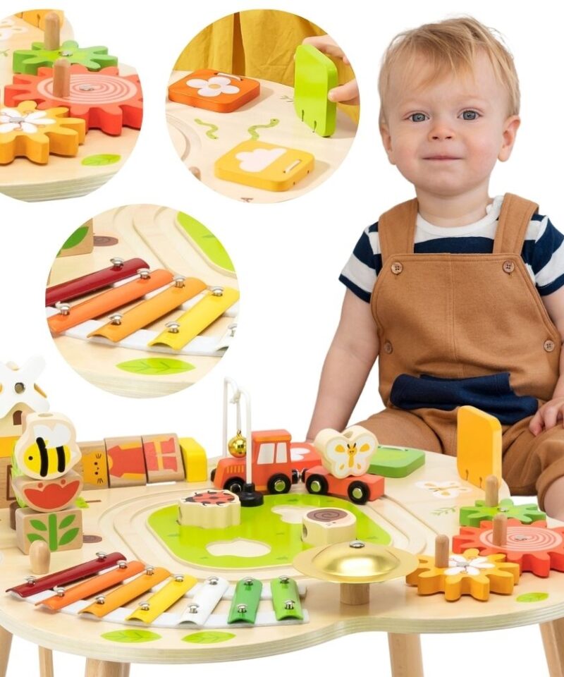 Laste puidust hariv mängulaud