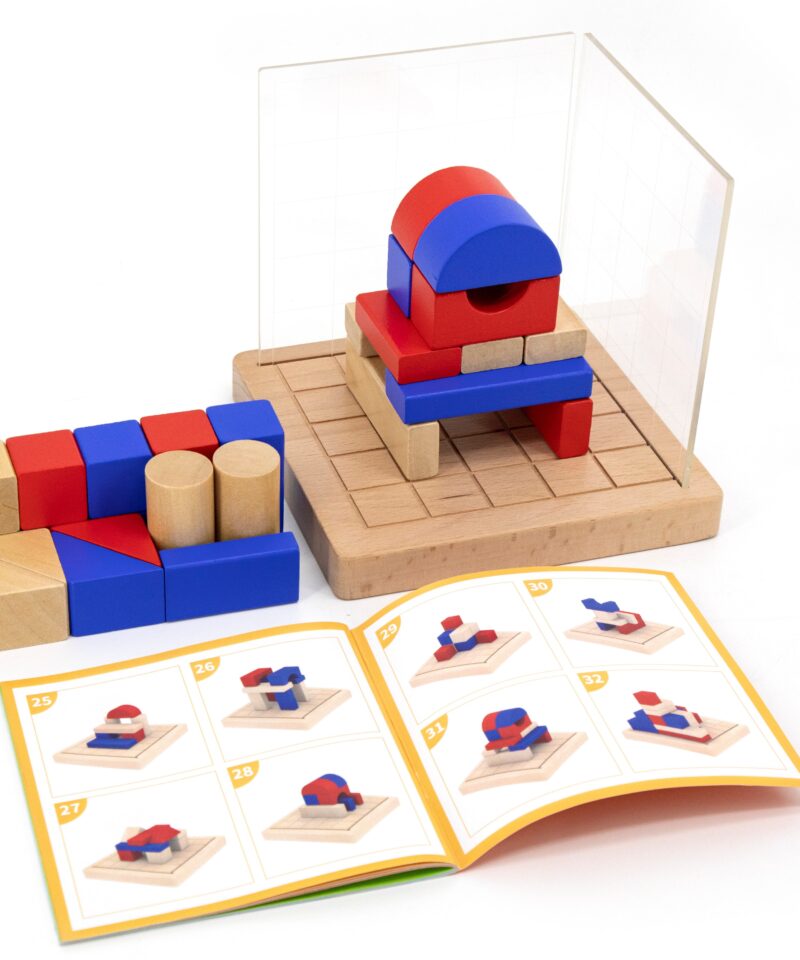 Montessori konstruktormäng arendab ruumilist mõtlemist ja loogikat