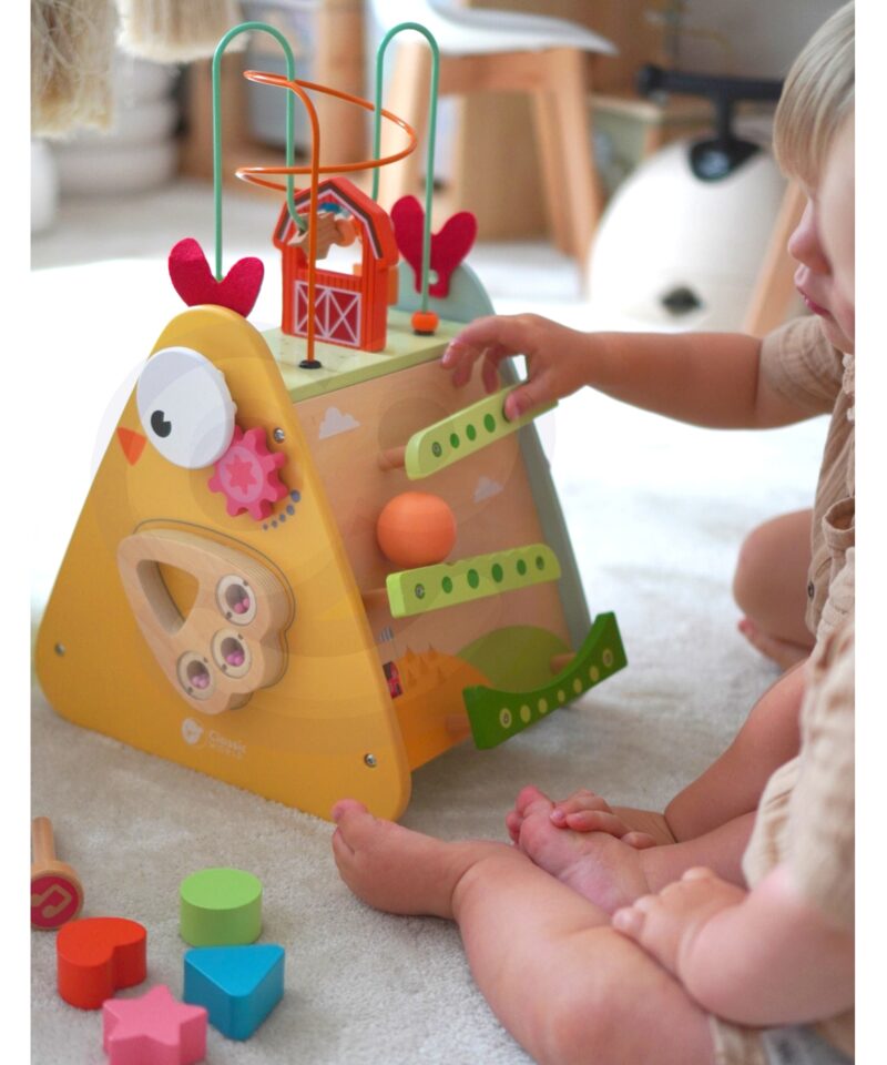 Laste arendav mängukomplekt puidust