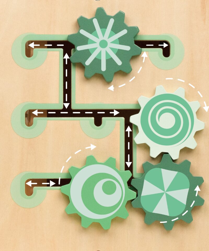 Lastele ohutu puidust mänguasi