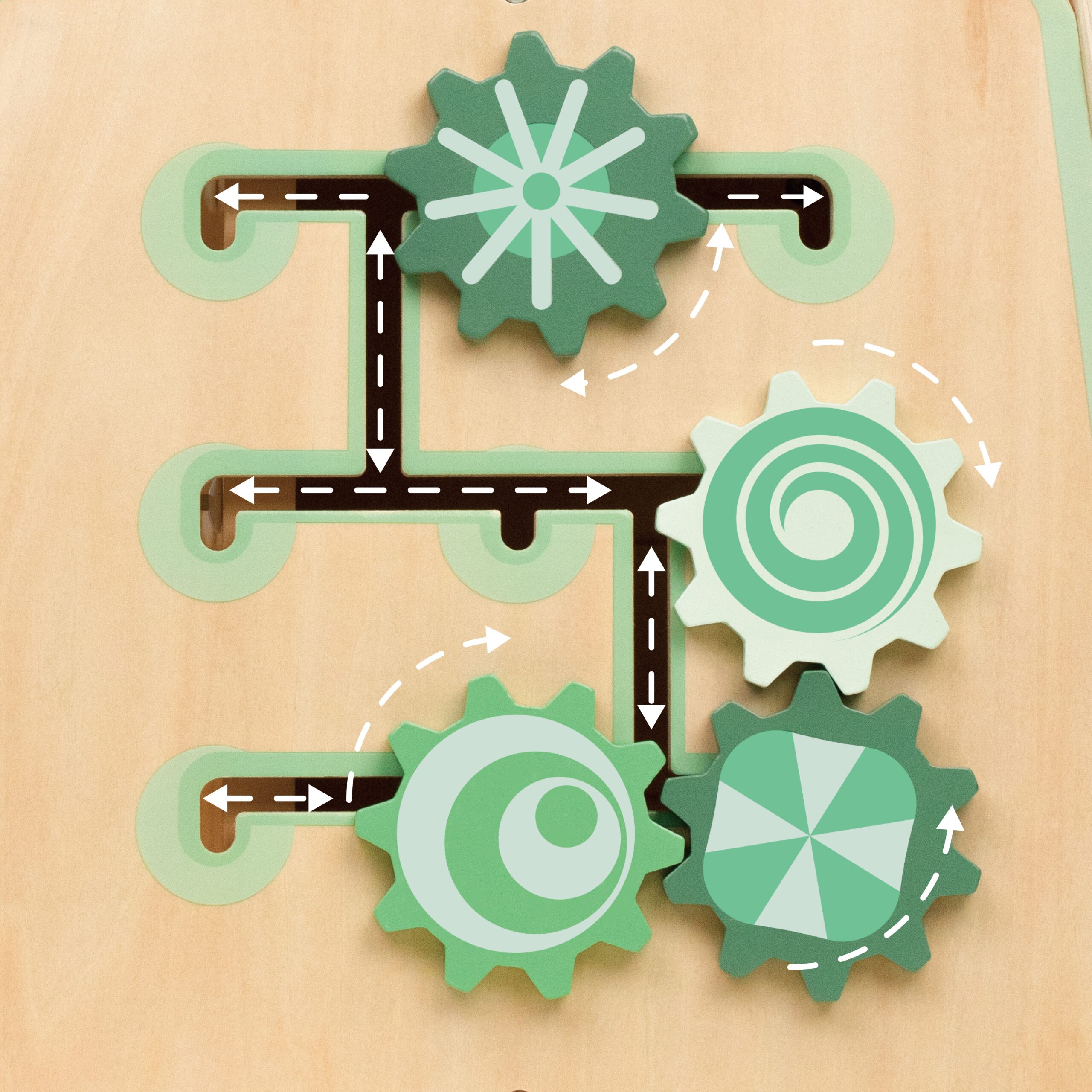 Lastele ohutu puidust mänguasi