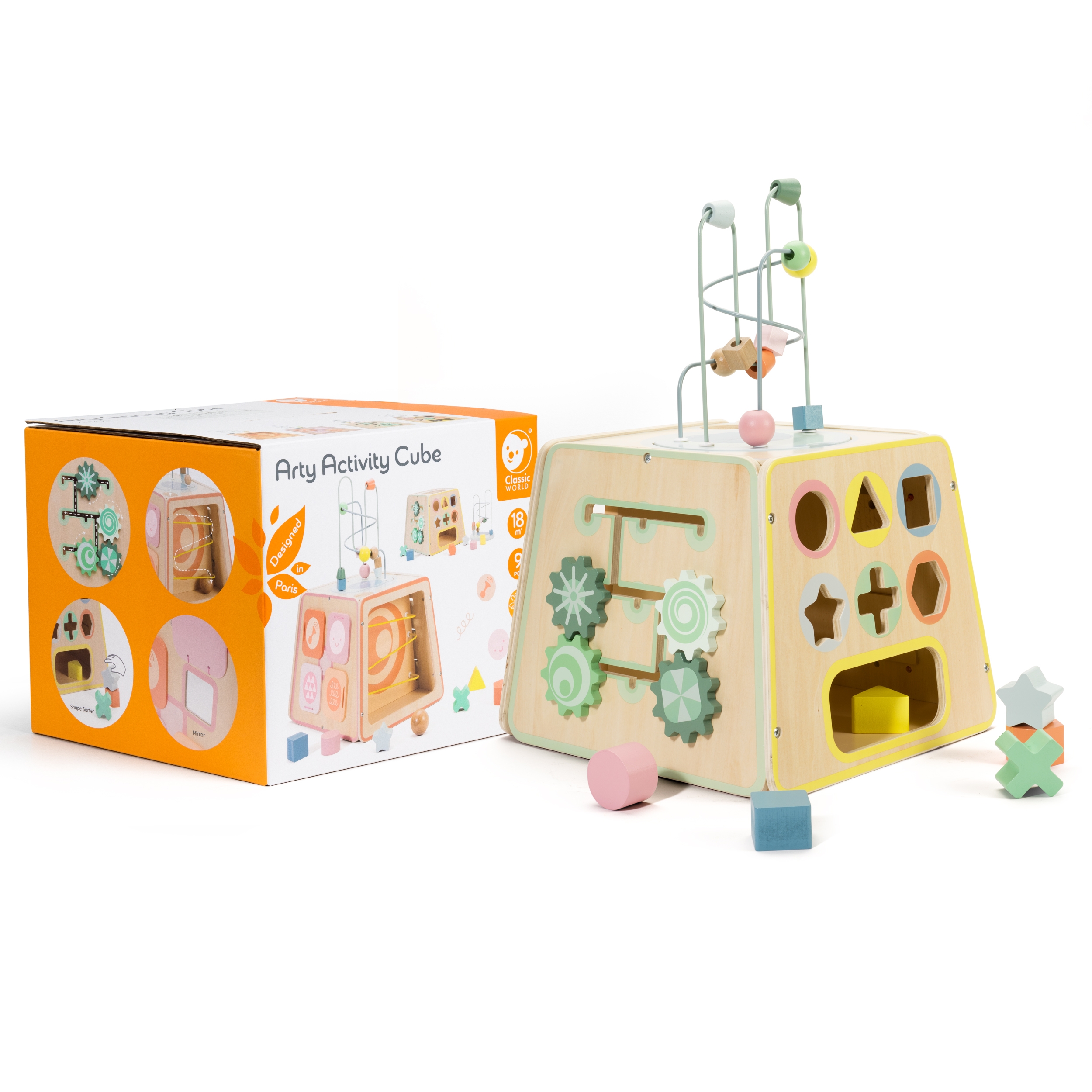 Puidust kast sensoorsete elamustega