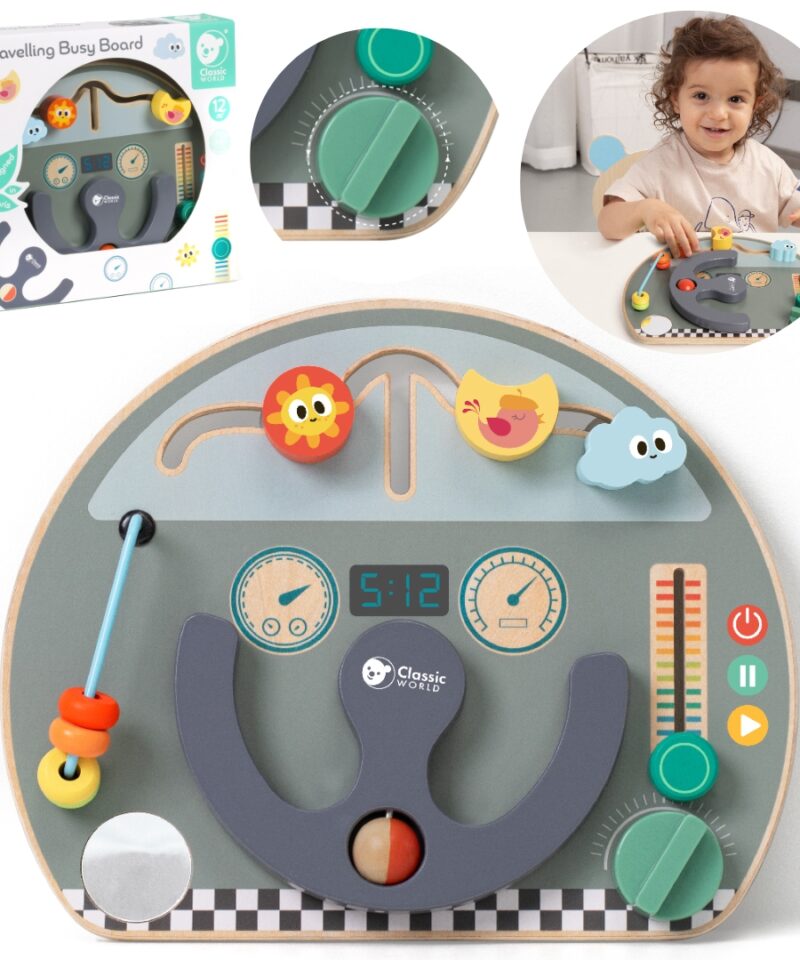 Mitmekülgne manipulatsioonitahvel lastele mängimiseks