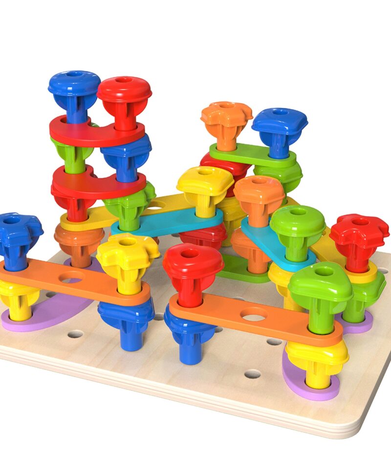 Värvilised puidust detailid