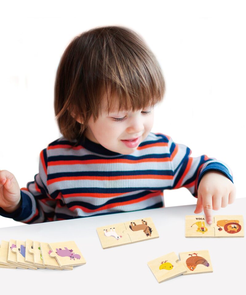 Hariv loomapuzzle koos 24 tükiga