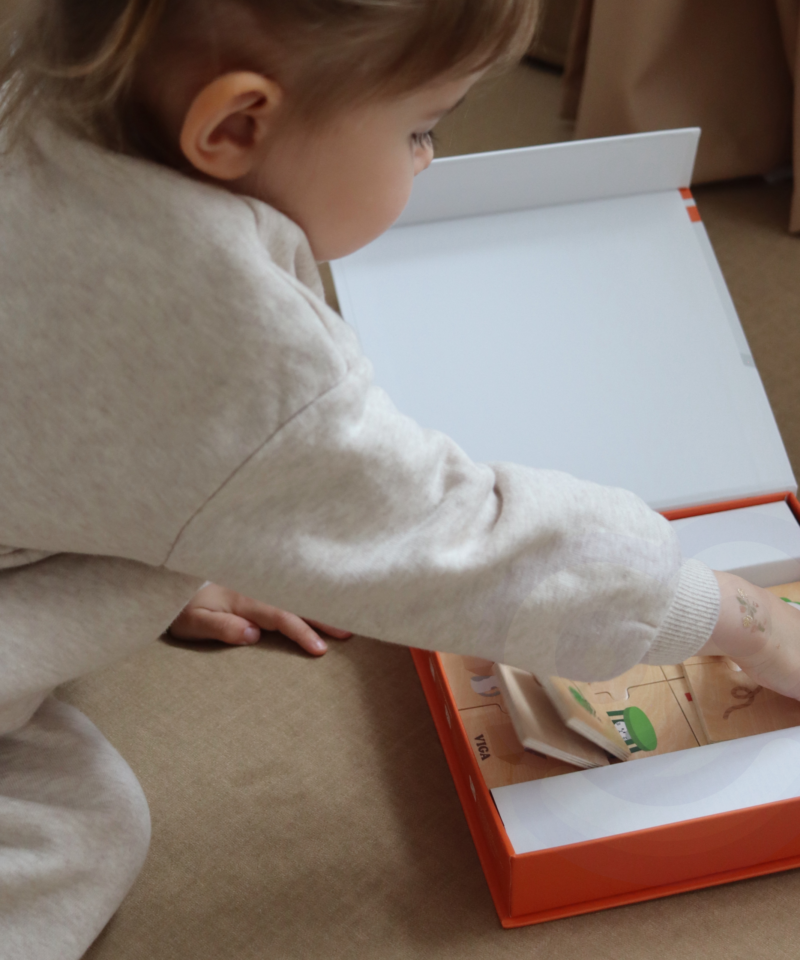 Ohutu ja vastupidav puidust mäng