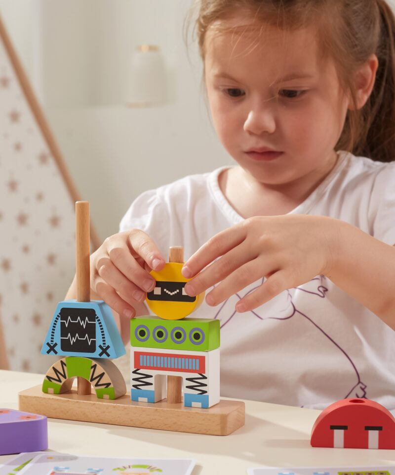 Robotite klotsikomplekt loovaks mänguks