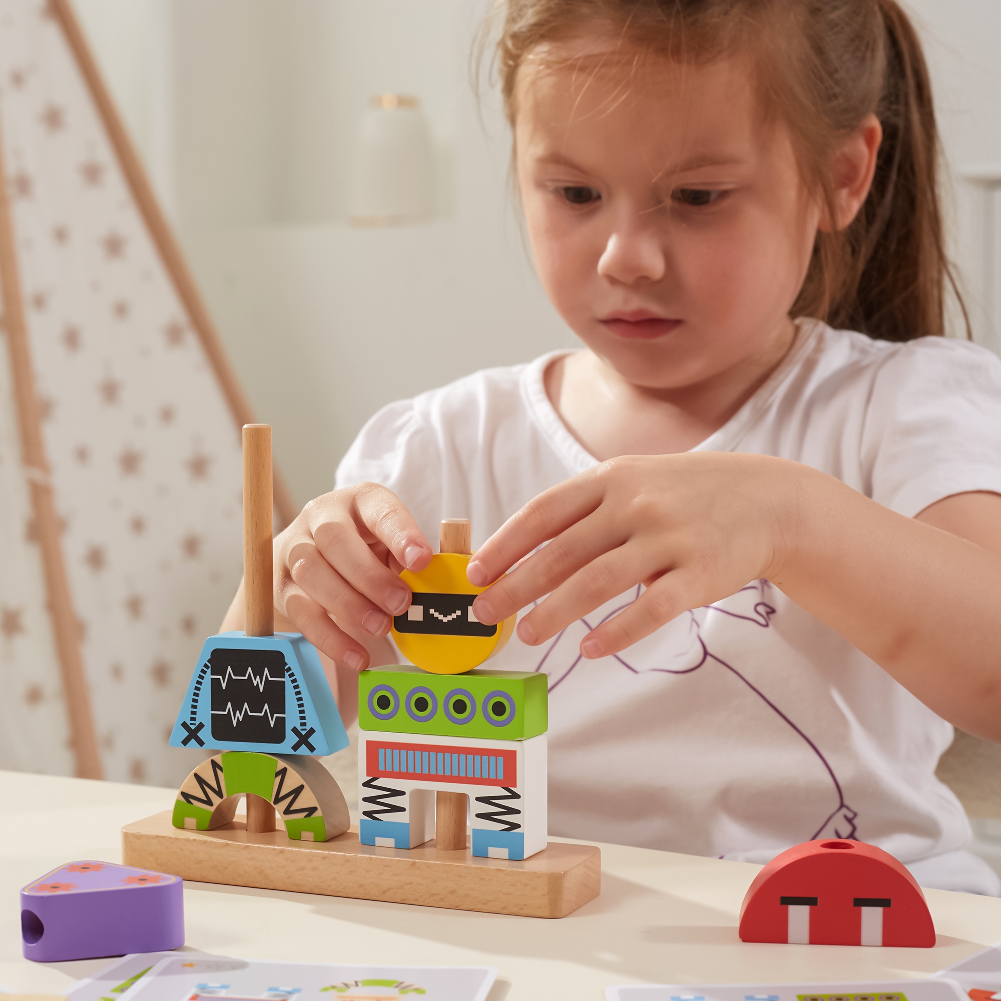 Robotite klotsikomplekt loovaks mänguks